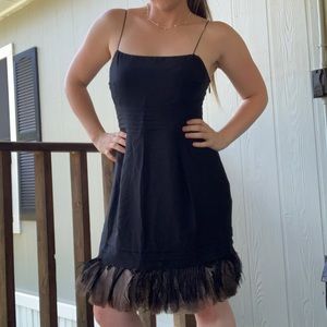 Juicy Couture Dress with feathers